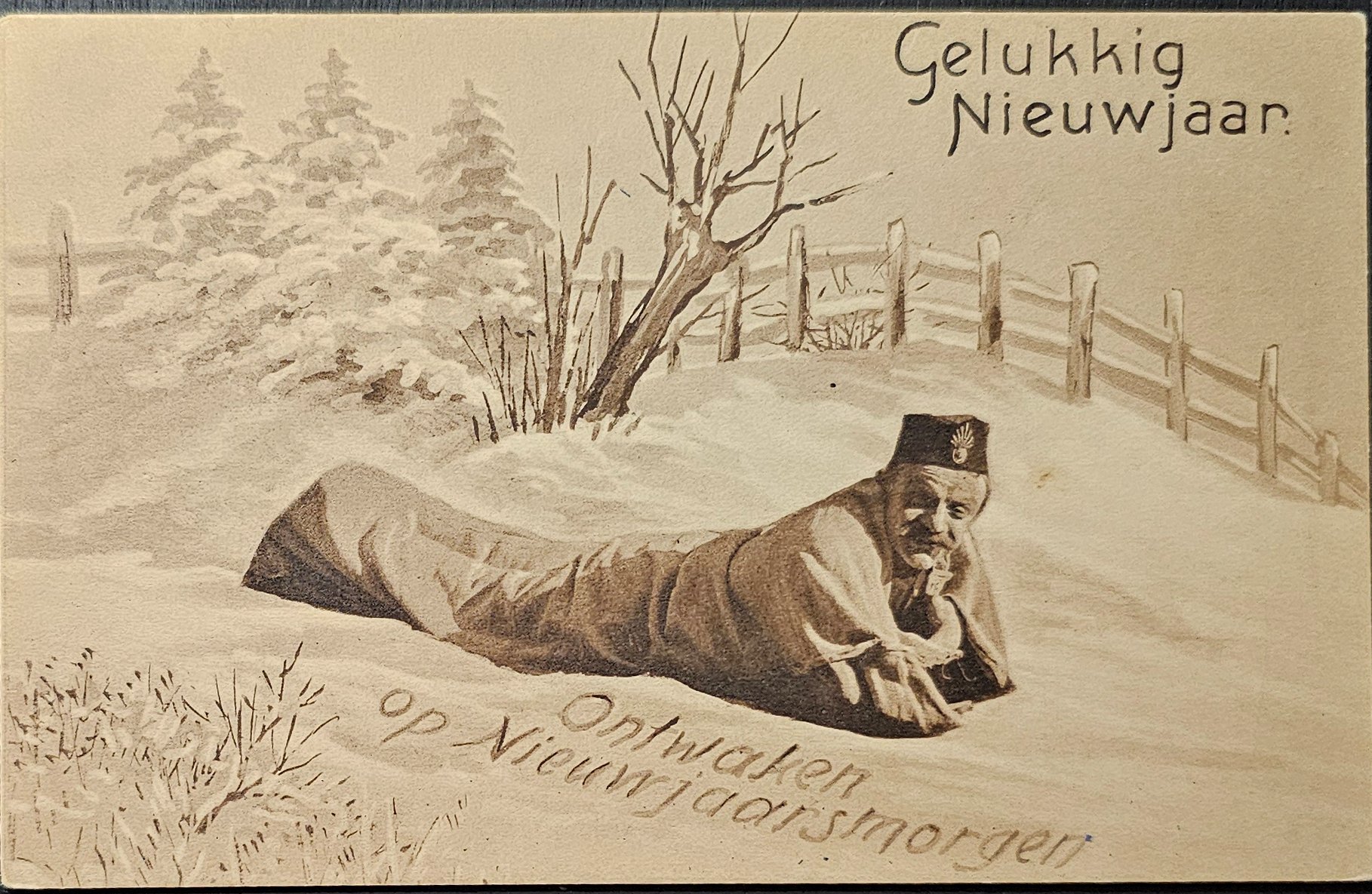 (image for) postcard New Year #0006